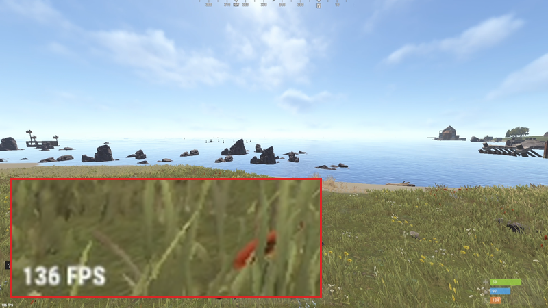 Before optimization — 136 FPS